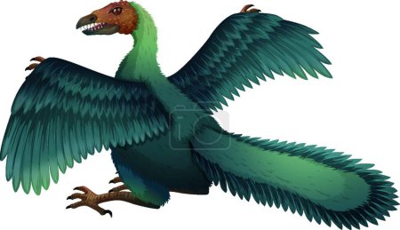 Illustration for Illustration of the Archaeopteryx - Royalty Free Image