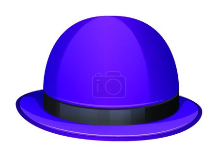 Illustration for Illustration of the violet hat - Royalty Free Image