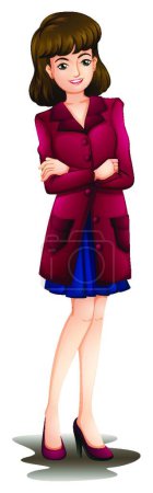 Illustration for Illustration of the professional woman - Royalty Free Image