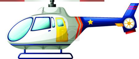 Illustration for Illustration of the Helicopter - Royalty Free Image