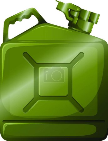 Illustration for An oil container, graphic vector illustration - Royalty Free Image