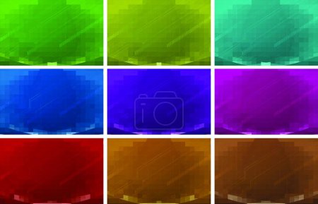 Illustration for Colourful backgrounds, graphic vector illustration - Royalty Free Image