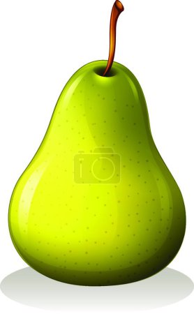 Illustration for Pear, web simple icon illustration - Royalty Free Image