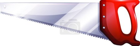 Illustration for A saw, web simple icon illustration - Royalty Free Image