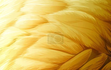 Illustration for Feathers texture vector illustration - Royalty Free Image