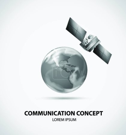 Illustration for Communication modern vector illustration - Royalty Free Image