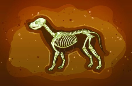Ilustración de Ilustración del Fosil - Imagen libre de derechos