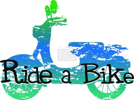 Illustration for Motorcycle, motorbike vector illustration - Royalty Free Image