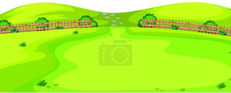 Illustration for "Natural environment lanscape scene" - Royalty Free Image