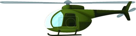 Téléchargez les illustrations : Illustration vectorielle d'icône d'hélicoptère - en licence libre de droit