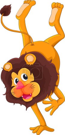 Illustration for Lion  icon vector illustration - Royalty Free Image