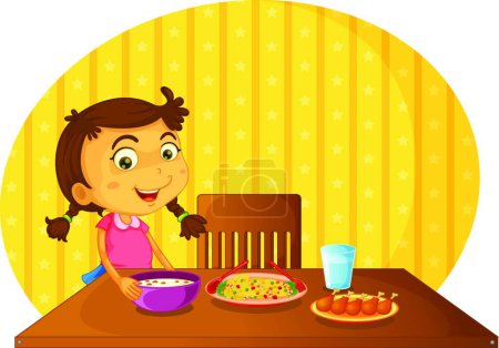 Illustration for Illustration of  Helping at home - Royalty Free Image