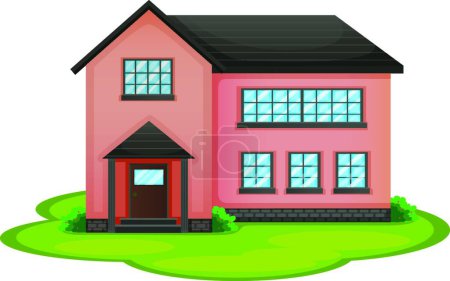 Illustration for House, building  vector illustration - Royalty Free Image