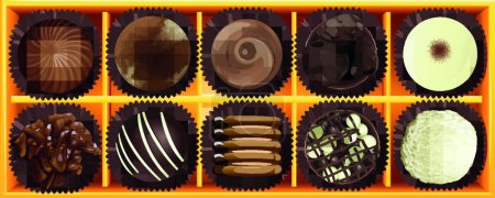 Ilustración de Ilustración del chocolate - Imagen libre de derechos