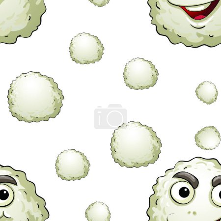Illustration for Monsters, colorful vector illustration - Royalty Free Image
