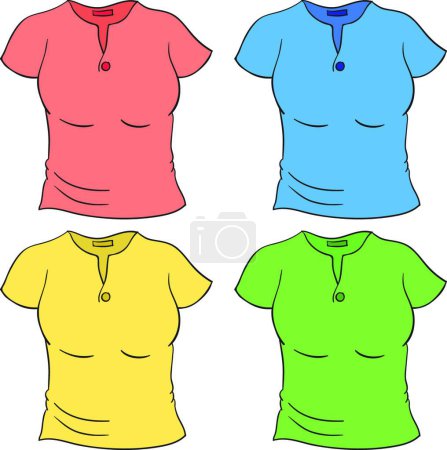 Illustration for Illustration of the Clothes - Royalty Free Image