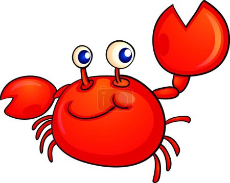 Illustration for Illustration of the crab - Royalty Free Image