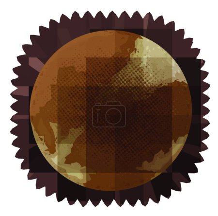 Illustration for Illustration of the cupcake - Royalty Free Image