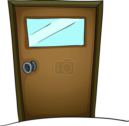 Illustration for Door icon   vector  illustration - Royalty Free Image