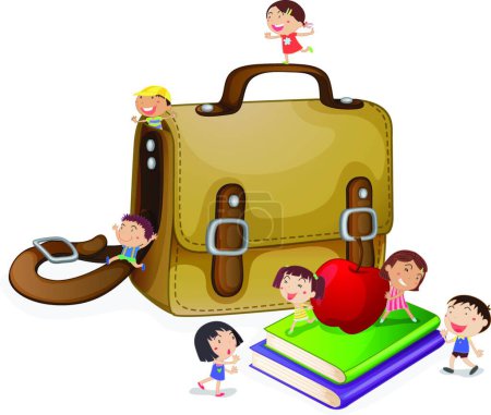 Ilustración de Ilustración del concepto escolar - Imagen libre de derechos
