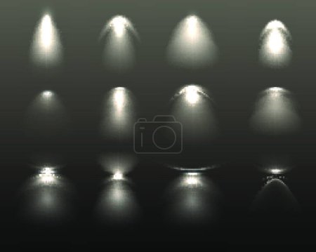 Ilustración de Efectos de luz Set vector ilustración - Imagen libre de derechos