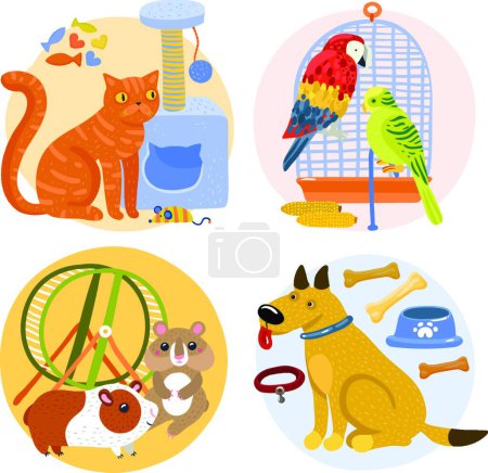 Illustration for Pets Design Concept vector illustration - Royalty Free Image