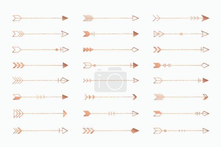 Ilustración de Flechas con dibujos ilustración vector de fondo - Imagen libre de derechos