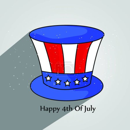 Illustration for 4th of July vector illustration - Royalty Free Image