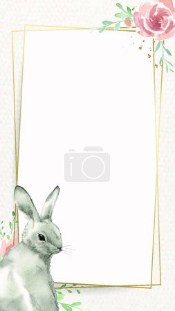 Illustration for Easter  watercolor background vector illustration - Royalty Free Image