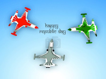 Illustration for "India Republic Day background" - Royalty Free Image