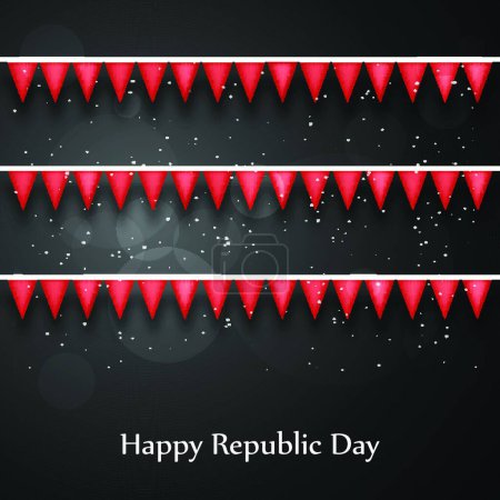 Illustration for Turkey Republic Day, colored vector illustration - Royalty Free Image