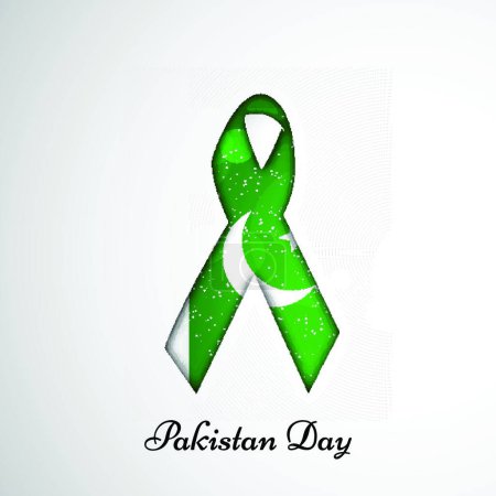 Ilustración de Día de Pakistán vector ilustración - Imagen libre de derechos