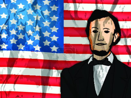 Téléchargez les illustrations : "USA Presidents Day "illustration vectorielle - en licence libre de droit