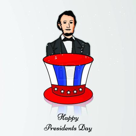 Téléchargez les illustrations : Illustration vectorielle de la journée des présidents américains - en licence libre de droit
