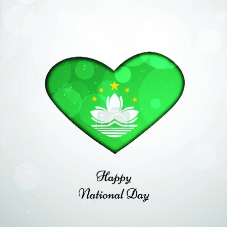 Ilustración de Día Nacional de Macao vector ilustración - Imagen libre de derechos