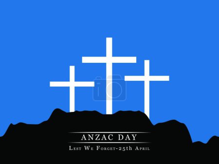 Illustration for "illustration of Anzac Day background" - Royalty Free Image