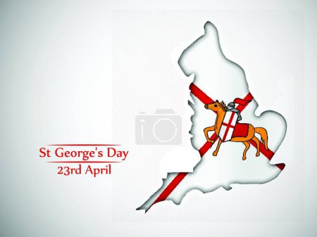 Illustration for Christian St. George Day background - Royalty Free Image