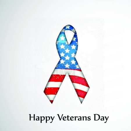 Illustration for "Veterans Day background" vector illustration - Royalty Free Image