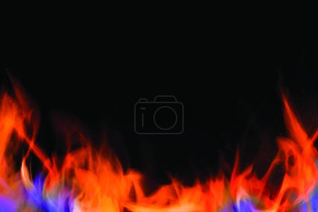 Illustration for Abstract flame   vector illustration - Royalty Free Image