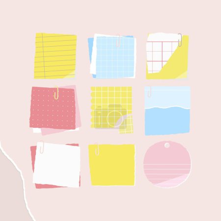 Ilustración de Cuadernos sobre fondo rosa - Imagen libre de derechos