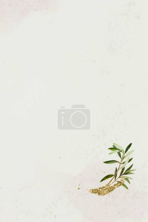 Illustration for Leaf background, vector illustration - Royalty Free Image