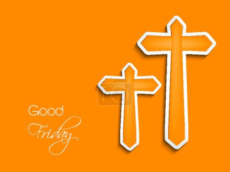 Illustration for Good Friday, colorful vector illustration - Royalty Free Image