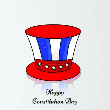 Illustration for "USA Constitution Day background" - Royalty Free Image