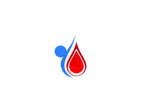Illustration for Blood icon   vector illustration - Royalty Free Image