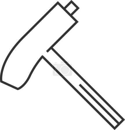 Ilustración de Icono del esquema - llave Allen - Imagen libre de derechos