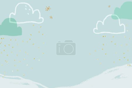 Illustration for Cloud background  vector illustration - Royalty Free Image