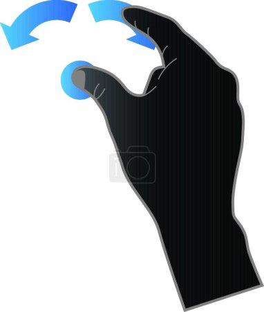 Illustration for Duo Tone Icon - Gesture - Royalty Free Image