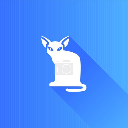 Illustration for Metro Icon - Cat vector illustration - Royalty Free Image
