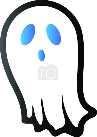 Illustration for "Duo Tone Icon - Halloween ghost" - Royalty Free Image