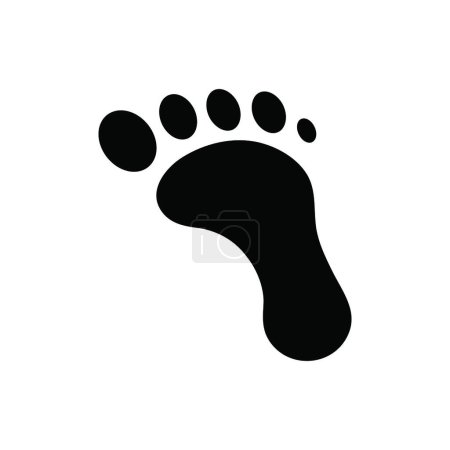 Illustration for "Footprint icon", vector illustration - Royalty Free Image